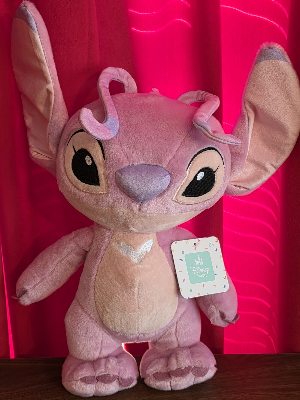 Disney Angel Plush Baby Toy - Soft Stitch Character from Disney Baby Line NWT